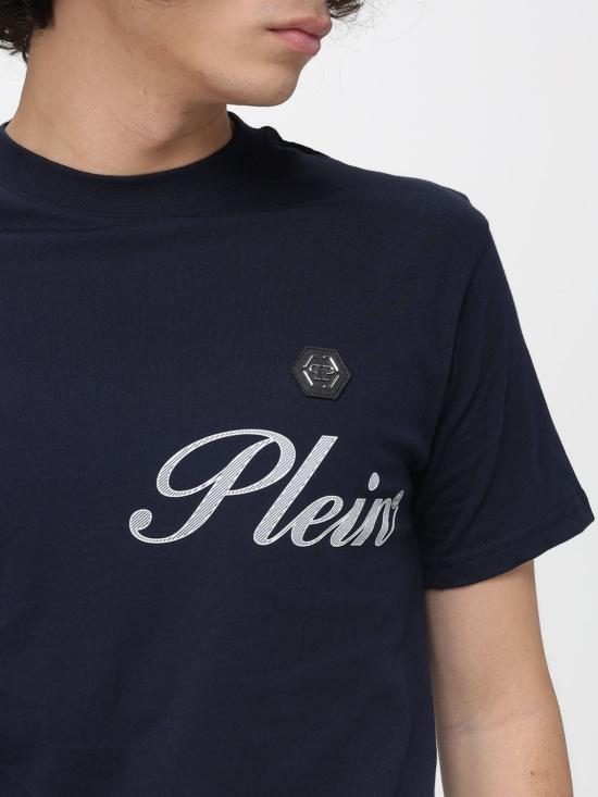 26SS 필립 플레인 반팔 티셔츠 SAFCMTK8880PJY002N 24 Blue - PHILIPP PLEIN