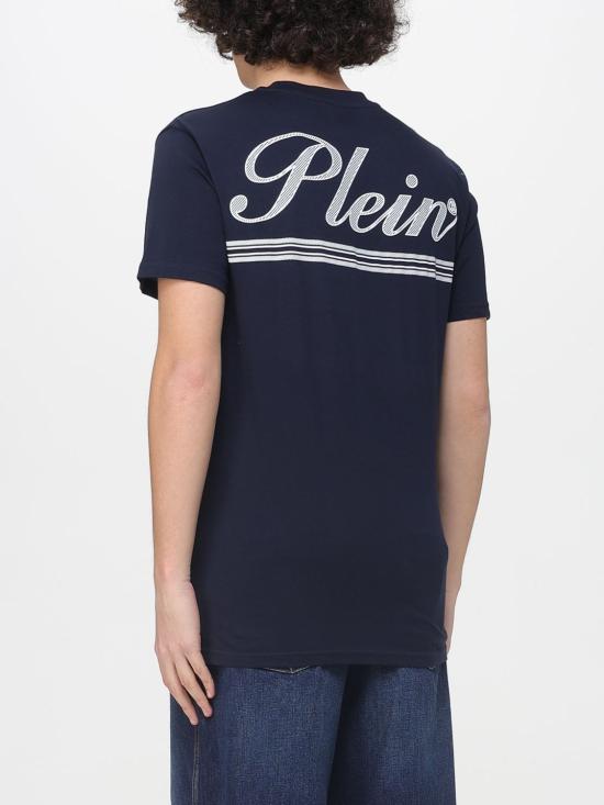 26SS 필립 플레인 반팔 티셔츠 SAFCMTK8880PJY002N 24 Blue - PHILIPP PLEIN