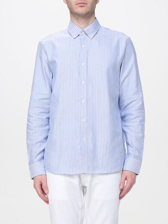 26SS 마이클 코어스 긴팔 셔츠 CR640AFKEV 914 Gnawed Blue