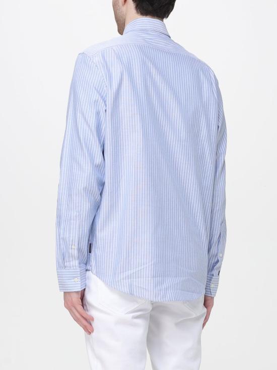 26SS 마이클 코어스 긴팔 셔츠 CR640AFKEV 914 Gnawed Blue - MICHAEL KORS