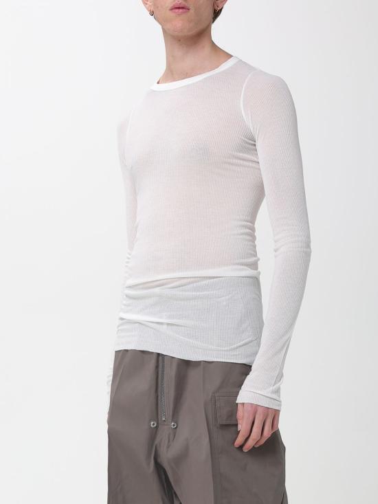 26SS 릭 오웬스 반팔 티셔츠 RU01F2250RC 11 Milk - RICK OWENS