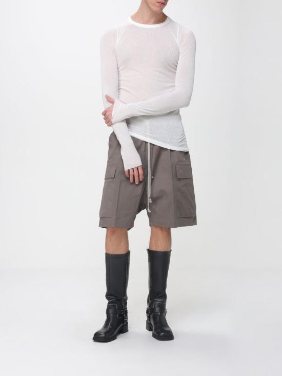 26SS 릭 오웬스 반팔 티셔츠 RU01F2250RC 11 Milk - RICK OWENS