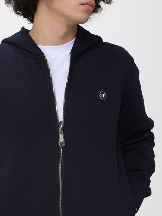 26SS 필립 플레인 긴팔 티셔츠 SAFCMJB3928PTE180N 24 Blue - PHILIPP PLEIN