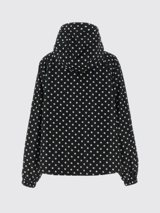 26SS 가니 도트 프린트 나일론 자켓 A1010085 099 Black - GANNI