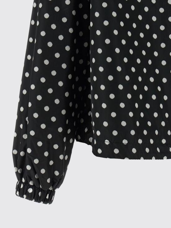 26SS 가니 도트 프린트 나일론 자켓 A1010085 099 Black - GANNI