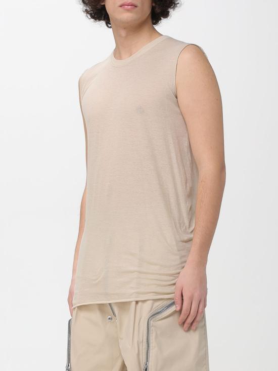 26SS 릭 오웬스 반팔 티셔츠 RU01F2151UC 138 Sand - RICK OWENS
