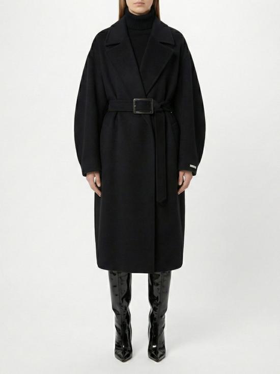 26SS 스포트막스 코트 2612011041600 013 Black