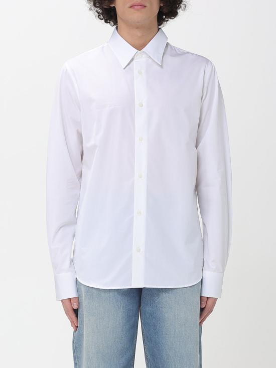 26SS 아미 ADC 코튼 테일러 자수 셔츠 HSH764CO0063 100 White