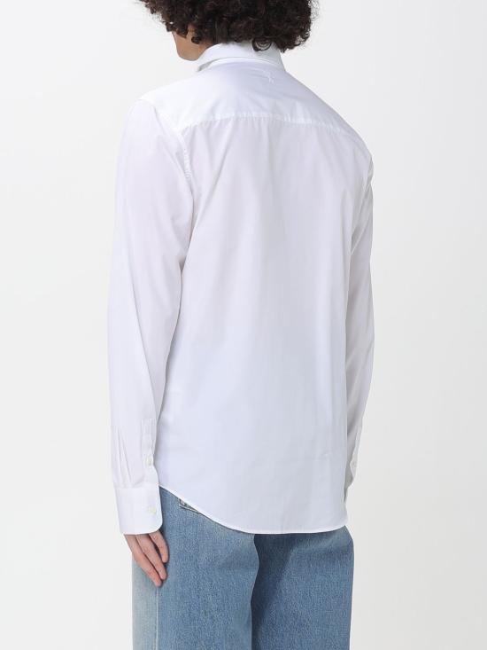 26SS 아미 ADC 코튼 테일러 자수 셔츠 HSH764CO0063 100 White - AMI