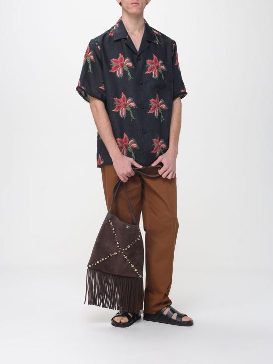 26SS 발렌티노 가라바니 반팔 셔츠 8V3AAN11BA7 D5Y Black - VALENTINO GARAVANI