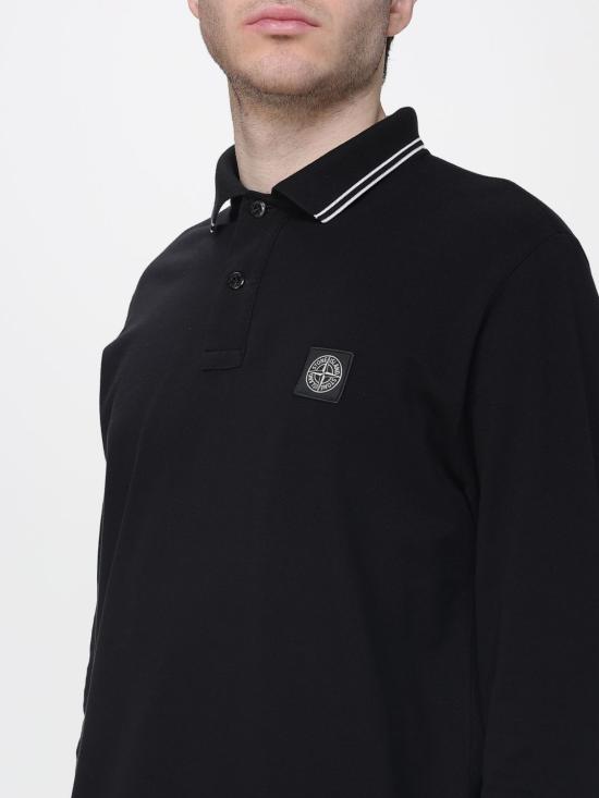 26SS 스톤 아일랜드 폴로 티셔츠 2200012S0018 V0029 Black - STONE ISLAND