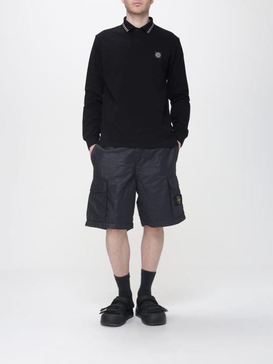 26SS 스톤 아일랜드 폴로 티셔츠 2200012S0018 V0029 Black - STONE ISLAND