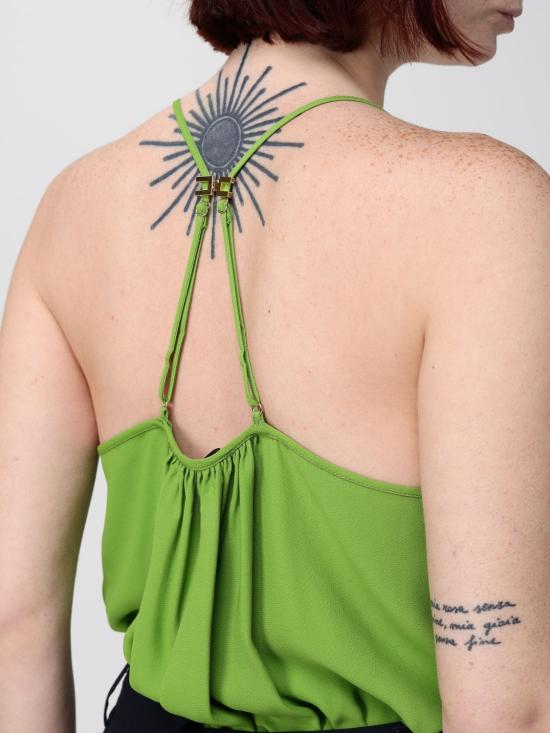 26SS 엘리자베타프랜치 민소매 티셔츠 BO01461E2 EV3 Green - ELISABETTA FRANCHI