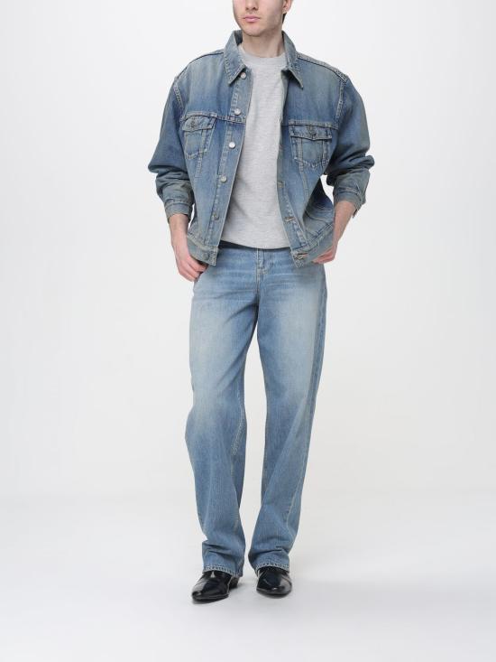 26SS 생로랑 반팔 티셔츠 832941Y37HC 1403 Grey - SAINT LAURENT