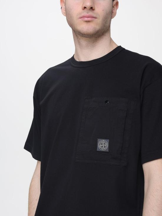 26SS 스톤 아일랜드 반팔 티셔츠 2100004S0115 V0029 Black - STONE ISLAND