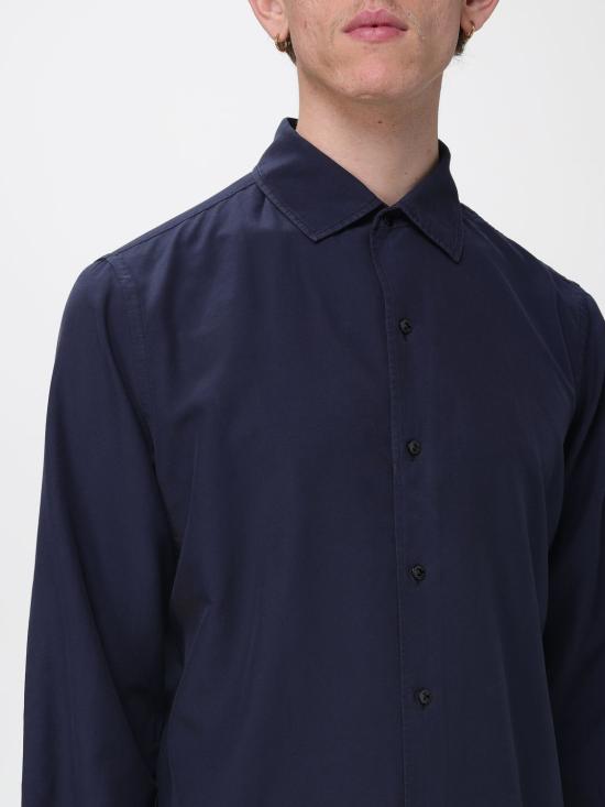 26SS 아뇨나 긴팔 셔츠 TD07U1 U2084 B95 Navy - AGNONA