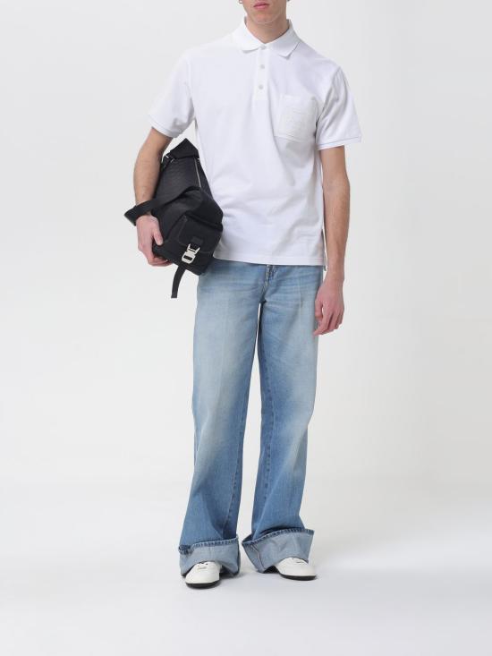 26SS 구찌 자수 코튼 피케 폴로 셔츠 854633XJHOH 9051 White - GUCCI