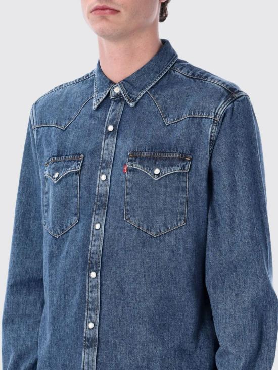 26SS 리바이스 데님 셔츠 85744 0117 Blue - LEVI'S
