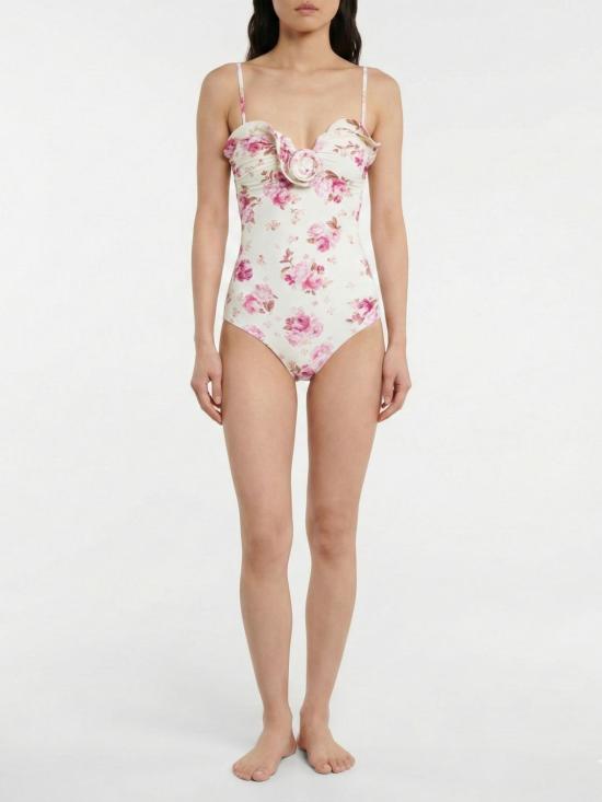 26SS 마그다뷰트림 원피스 수영복 607426 CREAM Multicolor