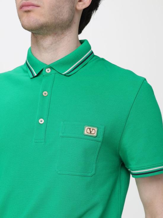 26SS 발렌티노 가라바니 폴로 티셔츠 8V3MH01KAQJ 505 Green - VALENTINO GARAVANI