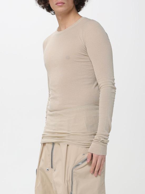 26SS 릭 오웬스 반팔 티셔츠 RU01F2250RC 138 Sand - RICK OWENS