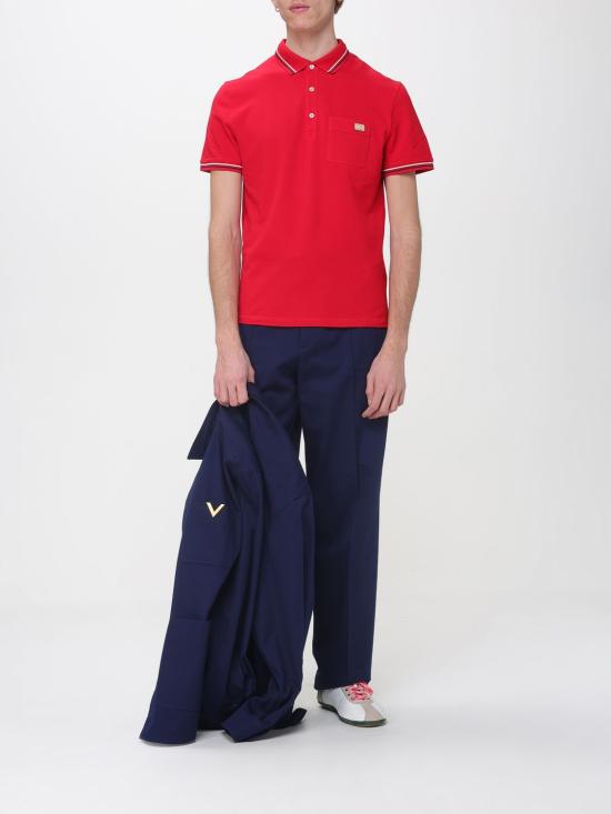 26SS 발렌티노 가라바니 폴로 티셔츠 8VMH01KAQJ 157 Red - VALENTINO GARAVANI