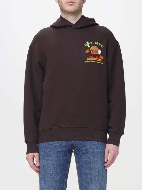 26SS 엠포리오 아르마니 긴팔 티셔츠 EM003621AF12896 M6185 Brown