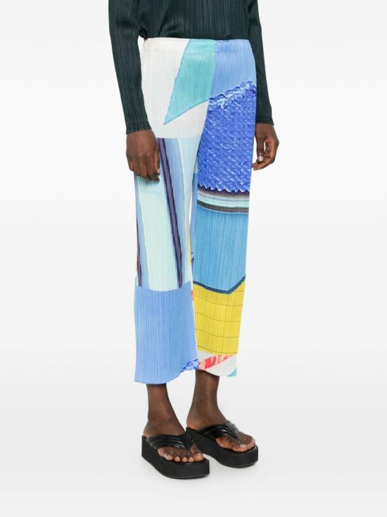 26SS 플리츠플리즈 스트레이트 팬츠 PP66JF674 07 Blue - PLEATS PLEASE