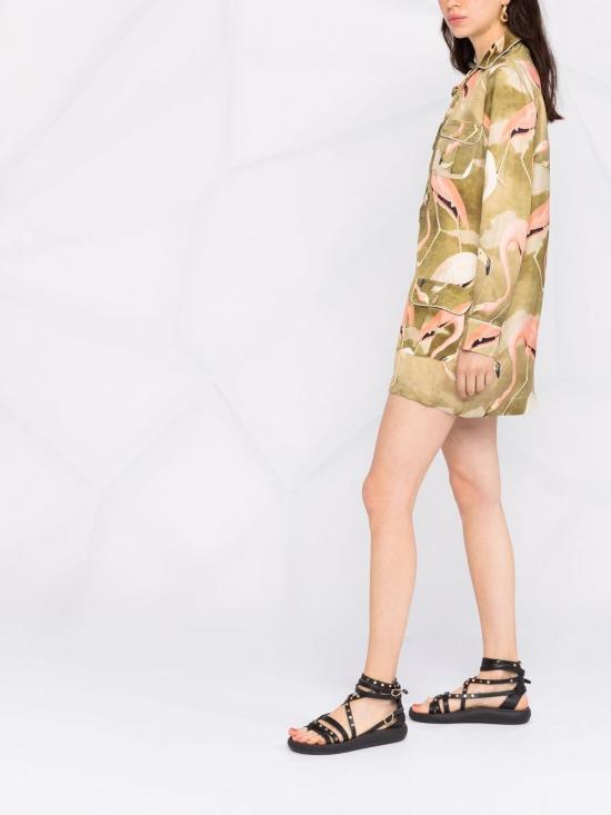  폴 레스트레스 슬리퍼스 셔츠 AB000734 TE00534CAMOUFLAMINGO Green - F.R.S. - FOR RESTLESS SLEEPERS