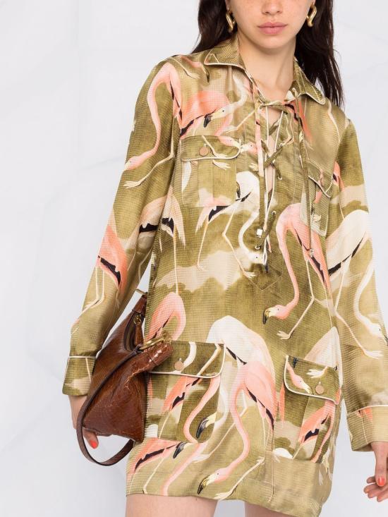  폴 레스트레스 슬리퍼스 셔츠 AB000734 TE00534CAMOUFLAMINGO Green - F.R.S. - FOR RESTLESS SLEEPERS