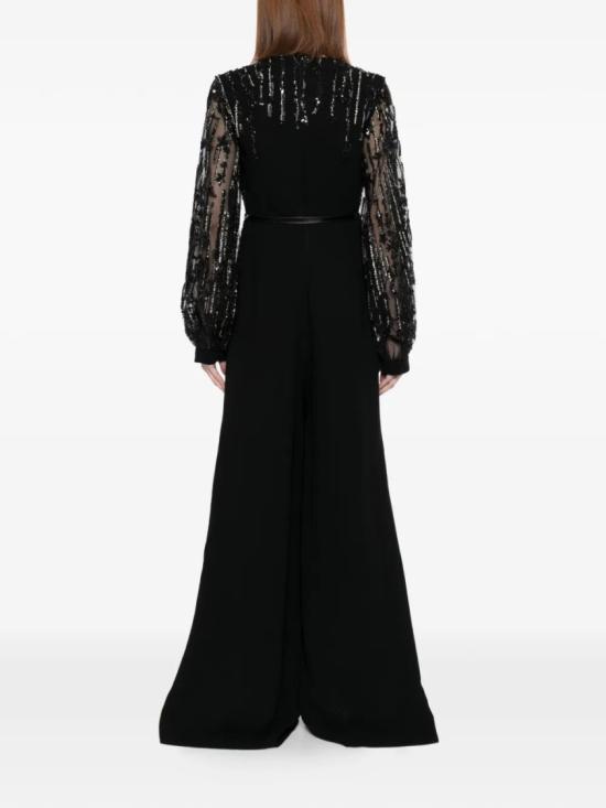  사이드 코베이시 점프수트 크레이프 비즈 장식 - SAIID KOBEISY