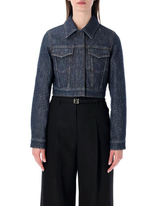 26SS 펜디 데님 자켓 FLF834AW82 Black