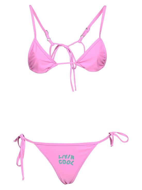  리빙쿨 비키니 수영복 LCBK003 BIKINIBUBBLEPINK Pink