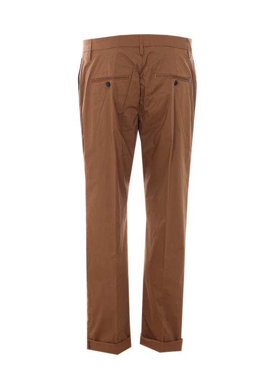 26SS 돈답 스트레이트 팬츠 UP688 PS0020U 002024 Brown - DONDUP