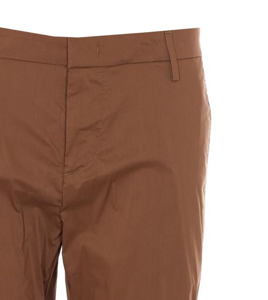 26SS 돈답 스트레이트 팬츠 UP688 PS0020U 002024 Brown - DONDUP