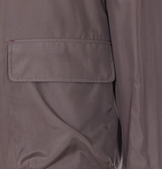 26SS 브루넬로 쿠치넬리 언라인드 멤브레인 실크 블루종 MZ4216570 C1228 Beige - BRUNELLO CUCINELLI