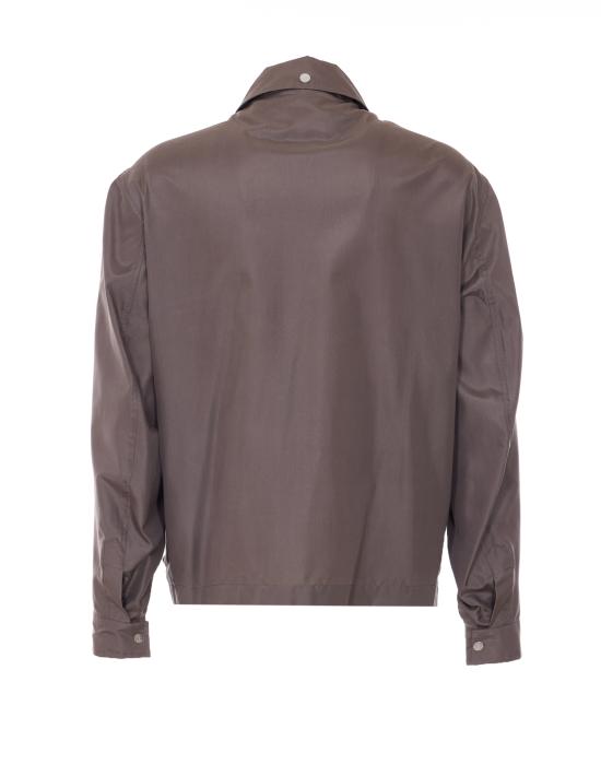 26SS 브루넬로 쿠치넬리 언라인드 멤브레인 실크 블루종 MZ4216570 C1228 Beige - BRUNELLO CUCINELLI