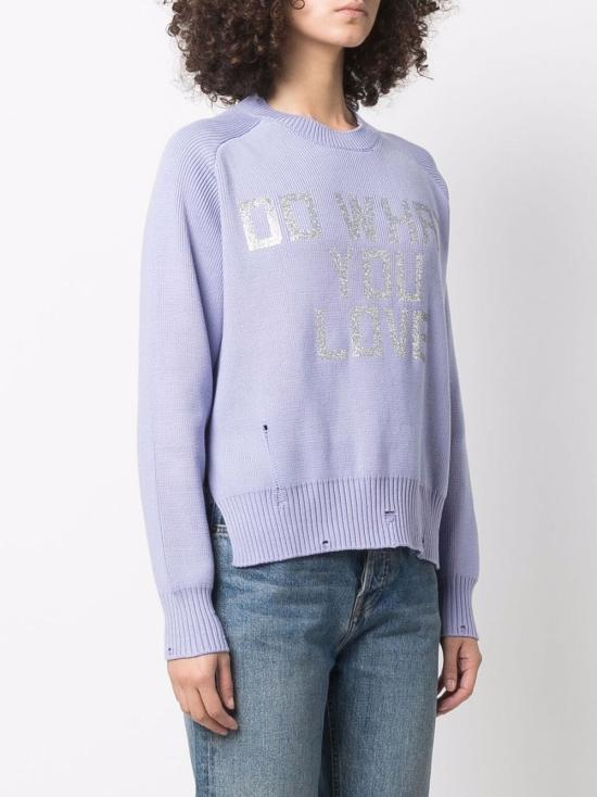  골든구스 스웨터 GWP00765 P00043245115 Lilac - GOLDEN GOOSE