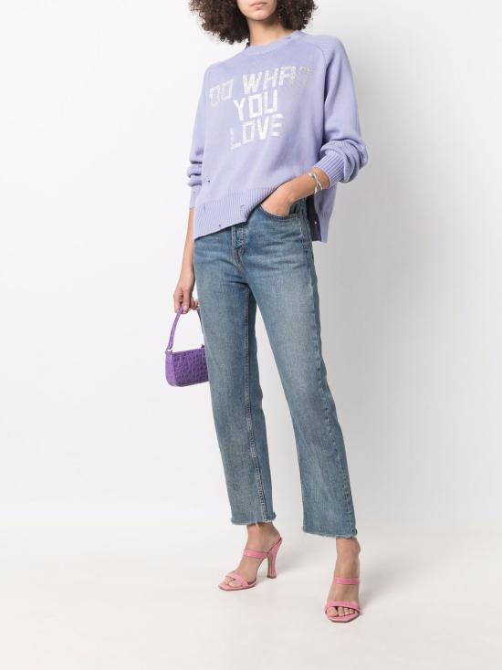  골든구스 스웨터 GWP00765 P00043245115 Lilac - GOLDEN GOOSE