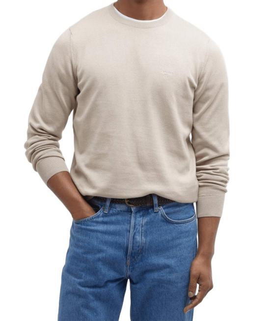 26SS 바버 스웨터 MKN0932 Grey - BARBOUR