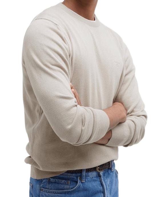 26SS 바버 스웨터 MKN0932 Grey - BARBOUR