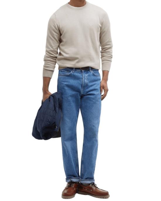 26SS 바버 스웨터 MKN0932 Grey - BARBOUR