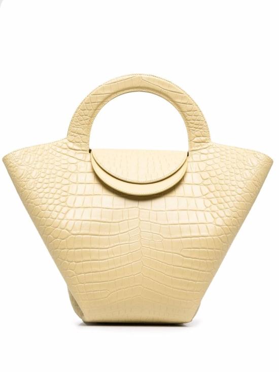  보테가베네타 DOLL 라지 옐로우 토트백 658516 VA4509414 Beige