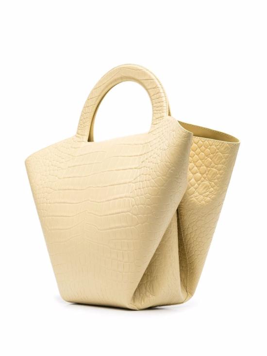  보테가베네타 DOLL 라지 옐로우 토트백 658516 VA4509414 Beige - BOTTEGA VENETA