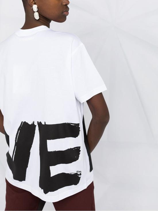  버버리 반팔 티셔츠 8037303 CARRICKA1464 White - BURBERRY