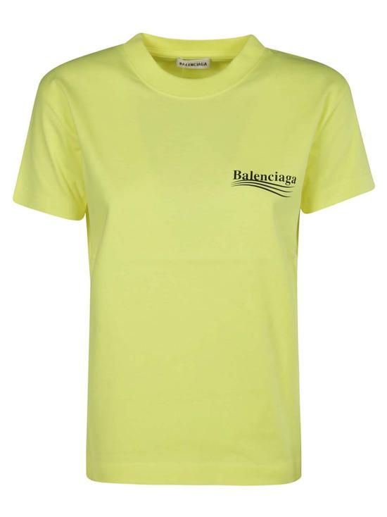  발렌시아가 반팔 티셔츠 612964 TJVF77110 Yellow