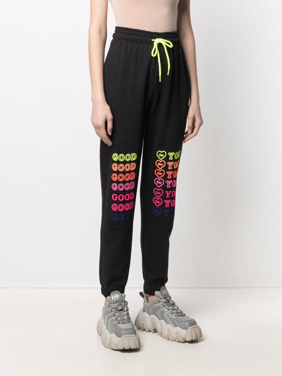  아이린이즈굿 트레이닝/조거 팬츠 IGSP003 BLACKMULTI Black - IRENEISGOOD