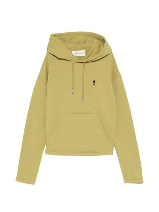 26SS 아미 ADC 콘트라스트 하트 후드 티셔츠 FSW767 730A035 Green