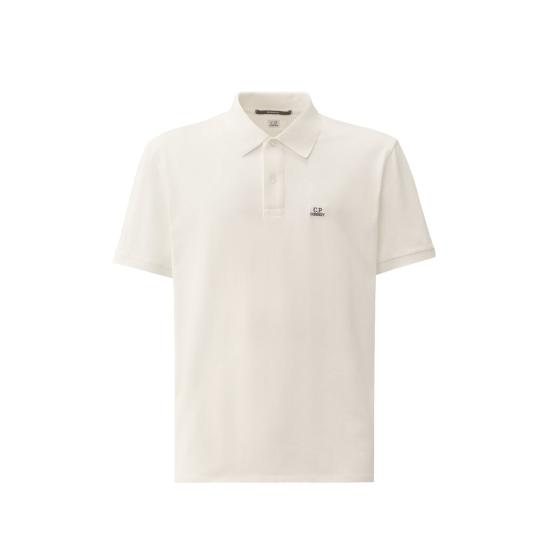 26SS 씨피 컴퍼니 스트레치 피케 숏슬리브 RCCMPL721A 005263W 103 GAUZE WHITE DOM