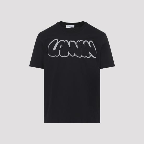 26SS 랑방 반팔 티셔츠 RMTS0012J313P26 Black - LANVIN